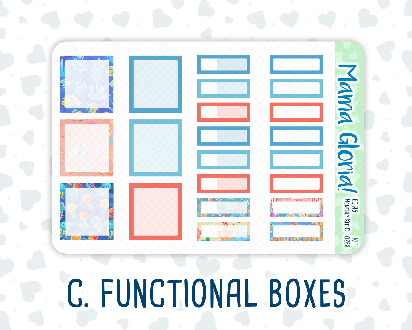 Kit 0268 - A5 - EC Monthly Kit - June - Sea Sweeties