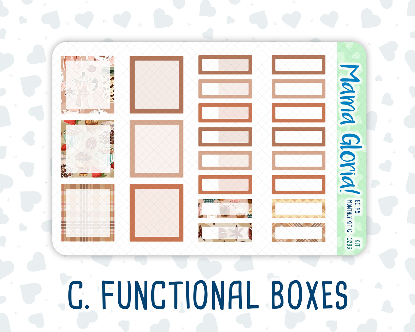 Kit 0296 - A5 - EC Monthly Kit - September - Coffee Break