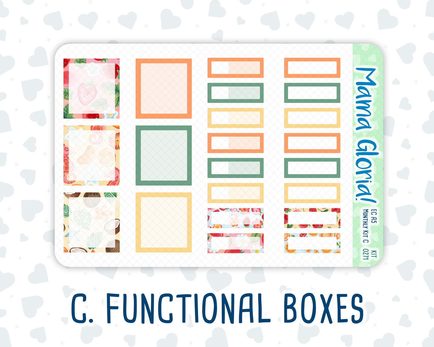 Kit 0271 - A5 - EC Monthly Kit - June - Strawberry Shore