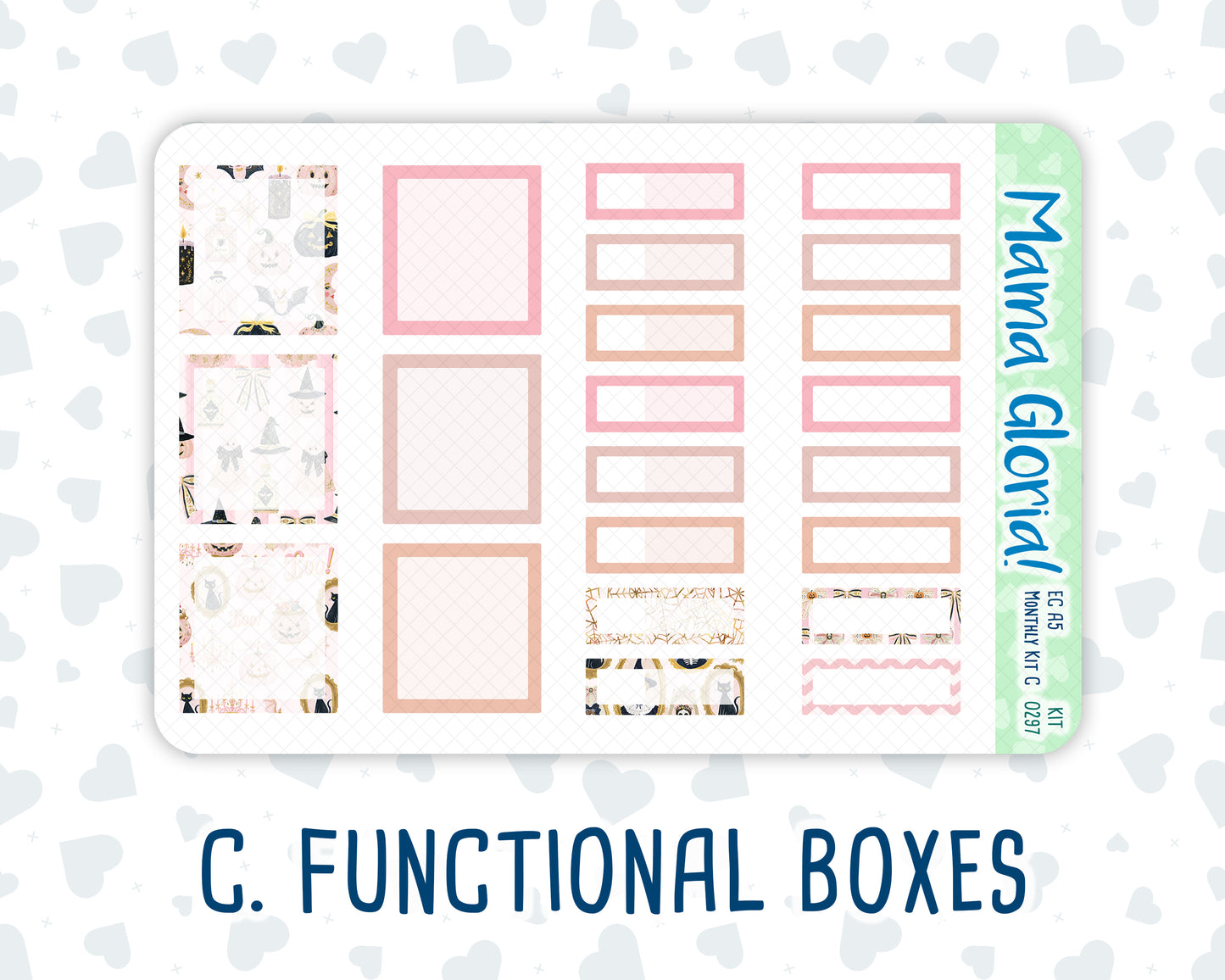 Kit 0297 - A5 - EC Monthly Kit - October - Pink Spell