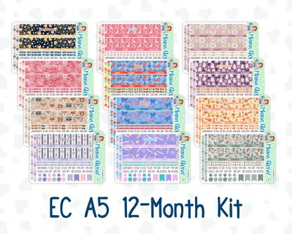 EC A5 - 12-Month Kit - 2026 -  For Erin Condren Planners