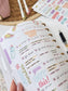 Fitness Planner Sticker Bundle