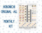 Kit 0272 - A6 Hobonichi Original - Monthly Kit - May - Graduation