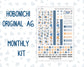Kit 0299 - A6 Hobonichi Original - Monthly Kit - October - Book Nook
