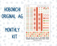 Kit 0235 - A6 Hobonichi Original - Monthly Kit - September - Apple Orchard
