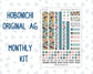 Kit 0275 - A6 Hobonichi Original - Monthly Kit - July - Tropical Safari Blush