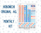 Kit 0268 - A6 Hobonichi Original - Monthly Kit - June - Sea Sweeties