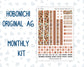Kit 0296 - A6 Hobonichi Original - Monthly Kit - September - Coffee Break