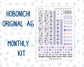 Kit 0213 A6 Hobonichi Original – Monthly - Provence - April