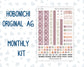 Kit 0293 - A6 Hobonichi Original - Monthly Kit - September - Fleur de Provence