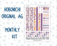 Kit 0236 - A6 Hobonichi Original - Monthly Kit - October - Sweet & Spooky