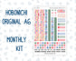 Kit 0306 - A6 Hobonichi Original - Monthly Kit - December - Jolly Mischief