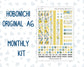 Kit 0274 - A6 Hobonichi Original - Monthly Kit - July - Sunny Lemon Shore