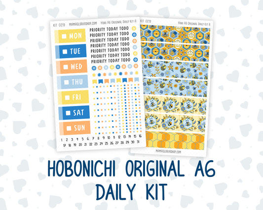 Kit 0219- A6 Hobonichi Original – Daily Kit - Bee's Business - May