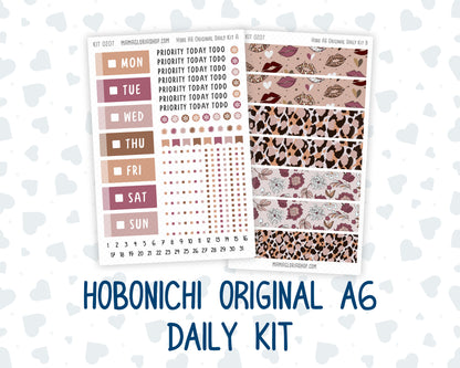 Kit 0207- A6 Hobonichi Original– Daily Kit - Wild Love - February
