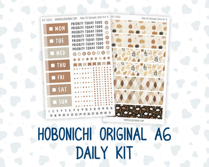 Kit 0303 - A6 Hobonichi Original - Daily Kit - November - Into The Woods