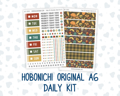 Kit 0302 - A6 Hobonichi Original - Daily Kit - November - Thankful Season