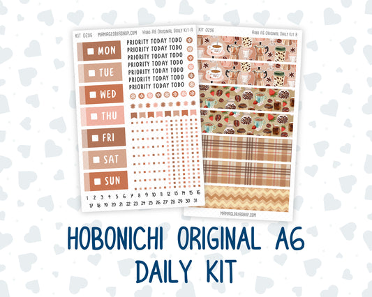 Kit 0296 - A6 Hobonichi Original - Daily Kit - September - Coffee Break