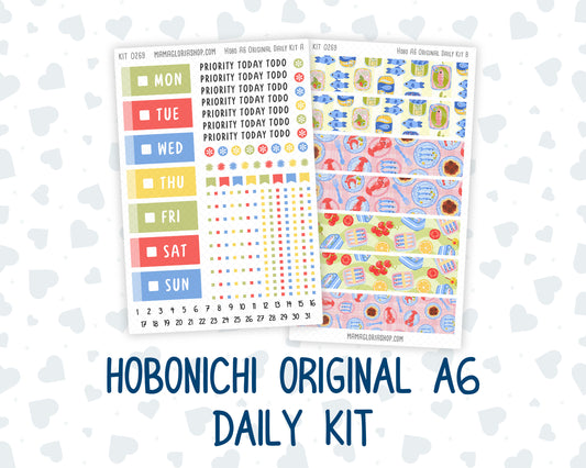 Kit 0269 - A6 Hobonichi Original - Daily Kit - June - Dolce Mare