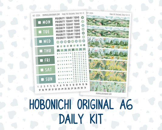 Kit 0264 - A6 Hobonichi Original - Daily Kit - May - Spring Walk