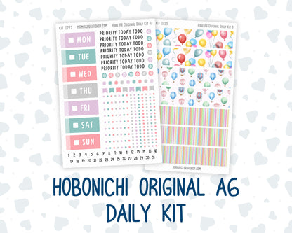 Kit 0225 - A6 Hobonichi Original - Daily Kit - July - Carnival Joy
