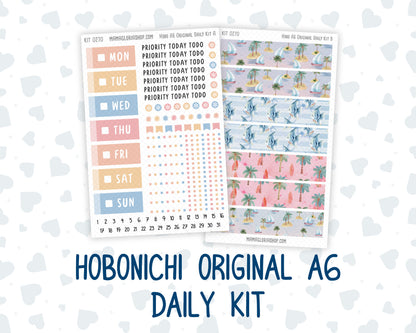 Kit 0270 - A6 Hobonichi Original - Daily Kit - June - Beachside Bliss