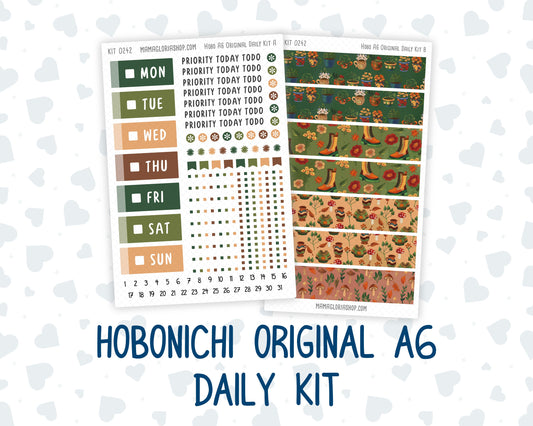 Kit 0242 - A6 Hobonichi Original - Daily Kit - November - Cottage Autumn