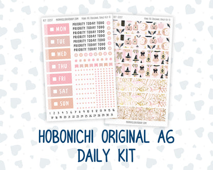 Kit 0297 - A6 Hobonichi Original - Daily Kit - October - Pink Spell