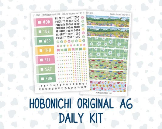 Kit 0267 - A6 Hobonichi Original - Daily Kit - May - Flowers For Mama