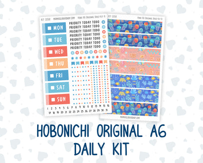 Kit 0268 - A6 Hobonichi Original - Daily Kit - June - Sea Sweeties