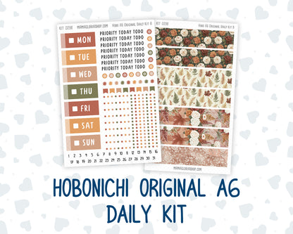 Kit 0298 - A6 Hobonichi Original - Daily Kit - October - Velvet Bloom
