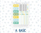 Kit 0227 - A6 Hobonichi Original - Daily Kit - July - Lemon Grove
