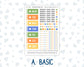 Kit 0229 - A6 Hobonichi Original - Daily Kit - August - Golden Faces