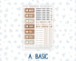Kit 0303 - A6 Hobonichi Original - Daily Kit - November - Into The Woods