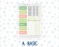 Kit 0256 - A6 Hobonichi Original - Daily Kit - March - Froggy Luck