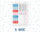 Kit 0224 - A6 Hobonichi Original - Daily Kit - July - Patriotic Parade