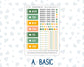 Kit 0226 - A6 Hobonichi Original - Daily Kit - July - Tropical Whimsy