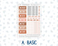 Kit 0296 - A6 Hobonichi Original - Daily Kit - September - Coffee Break