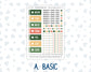 Kit 0208 - A6 Hobonichi Original– Daily Kit - Shamrock Lane - March