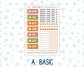 Kit 0233 - A6 Hobonichi Original - Daily Kit - September - Cinnamon Days