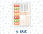 Kit 0235 - A6 Hobonichi Original - Daily Kit - September - Apple Orchard