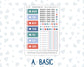 Kit 0247 - A6 Hobonichi Original - Daily Kit - December - Snow Day Adventures