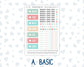 Kit 0211- A6 Hobonichi Original– Daily Kit - Spring Chores - March