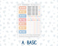 Kit 0270 - A6 Hobonichi Original - Daily Kit - June - Beachside Bliss