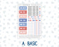 Kit 0273 - A6 Hobonichi Original - Daily Kit - July - Americana In Bloom