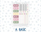 Kit 0232 - A6 Hobonichi Original - Daily Kit - September - Heirloom Garden