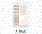Kit 0301 - A6 Hobonichi Original - Daily Kit - November - Sunday Comfort