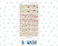 Kit 0244 - A6 Hobonichi Original - Daily Kit - December - Santas Village