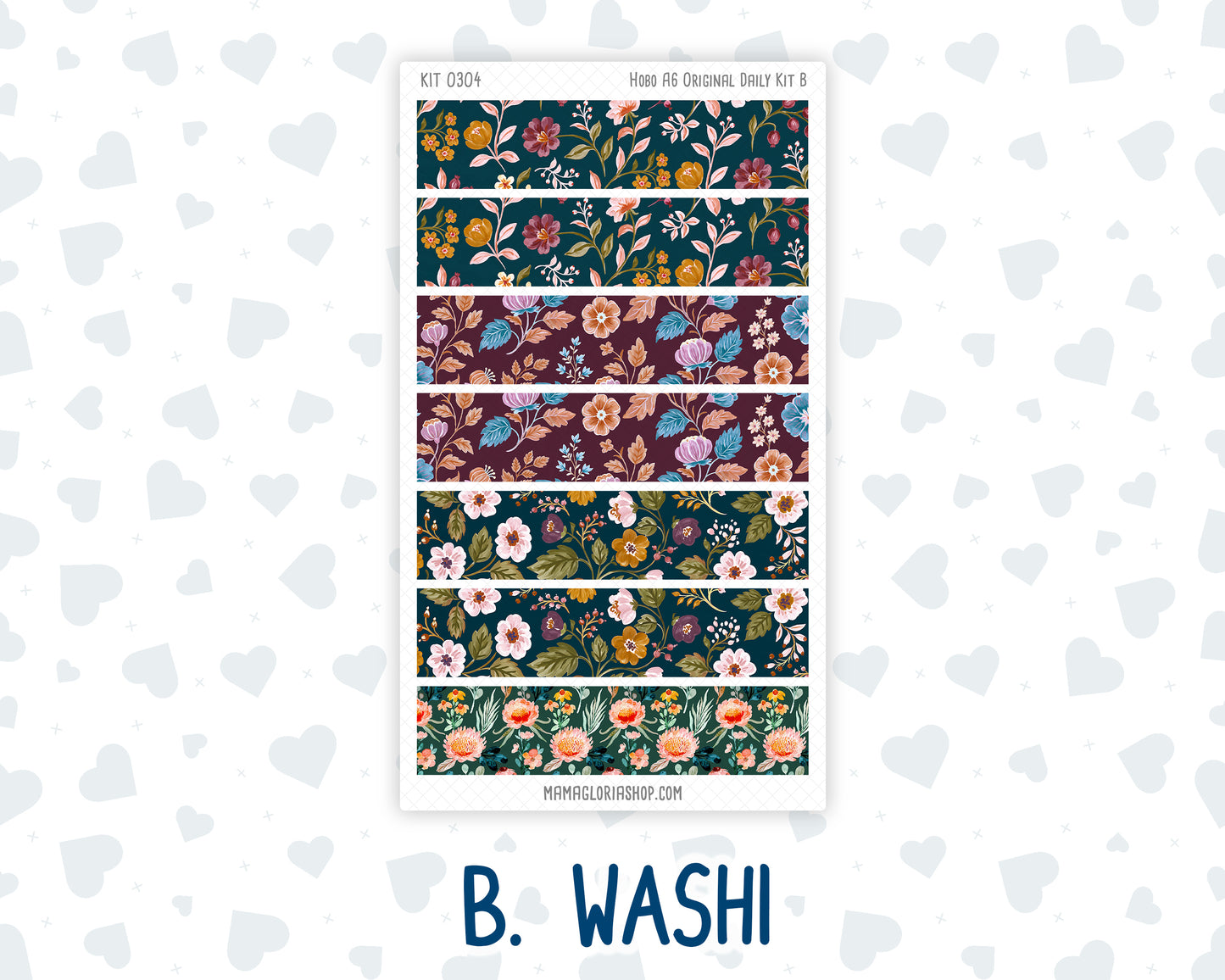 Kit 0304 - A6 Hobonichi Original - Daily Kit - November - Autumn In Bloom
