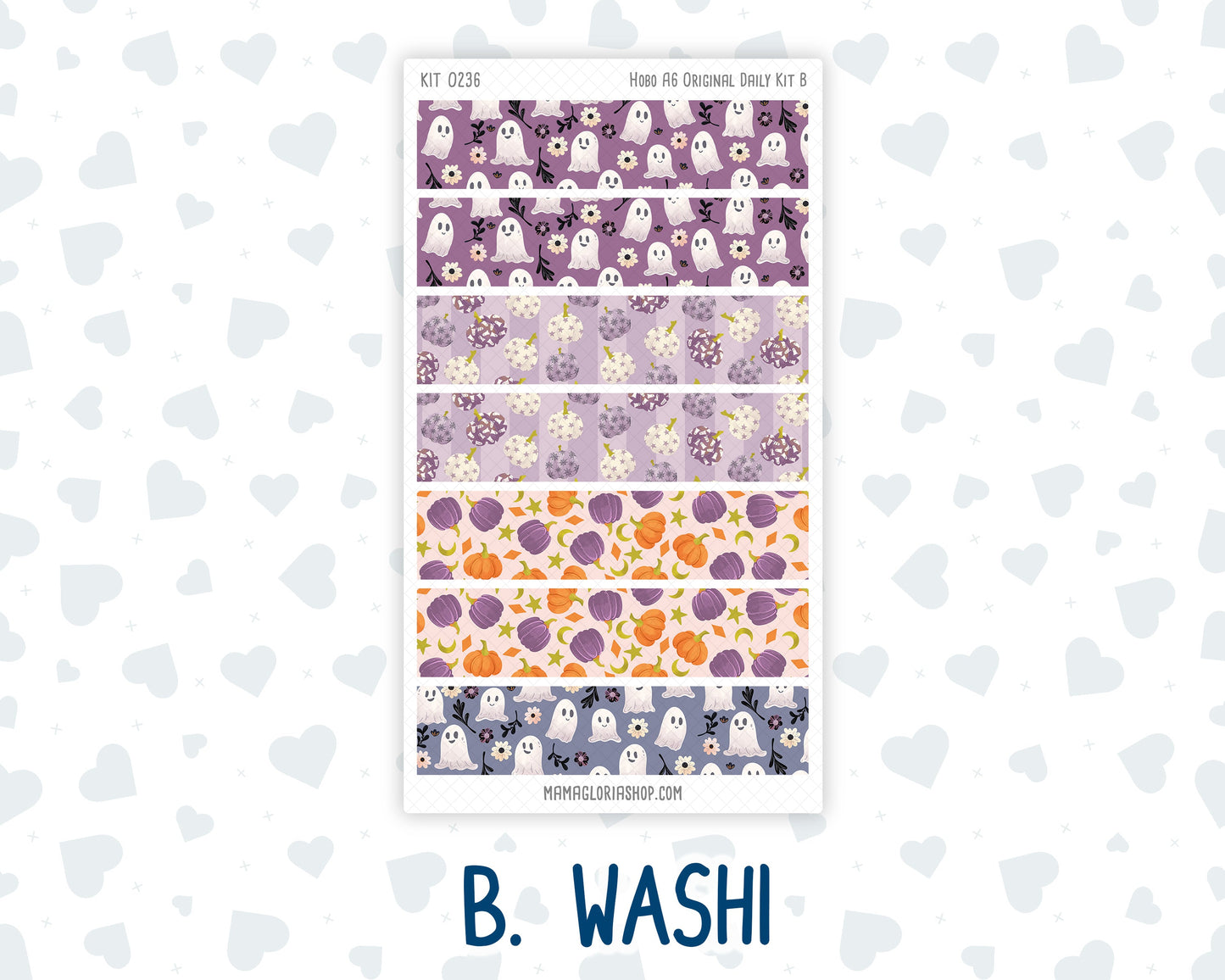 Kit 0236 - A6 Hobonichi Original - Daily Kit - October - Sweet & Spooky